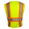 Reflective Apparel ANSI Type R Class 2 Breakaway Mesh Vest with Adjustable Side Wrap Closure 576ET-LM-6X-8X - alternate 2
