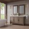 James Martin Vanities Portland 60" Double Vanity, Whitewashed Walnut, w/ 3 CM Siberian Silestone Top 620-V60D-WW-3SFR - alternate 3