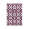 Homeroots 10' X 14' Eggplant Ivory And Gray Medallion Washable Indoor Outdoor Area Rug 589607 - alternate 6