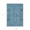 Homeroots 9' X 12' Sky Blue And Gray Oriental Washable Indoor Outdoor Area Rug 582066 - alternate 3