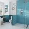Apollo Tile Sky Blue 0.6 in x 12 in Glass Glossy Pencil Liner Tile Trim 0.5 sqft/case, 10PK T88041-15A - alternate 5