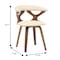 Leisuremod Klyne Swivel Leather Dining Chair with Poplar Wood Frame, 2PK KCWN-22TP2 - alternate 4