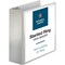 Business Source Ring Binder, White, Clear Sleeve BSN28444 - alternate 1