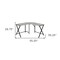 Homeroots 55" Gray and Black L Shape Computer Desk 376541 - alternate 5