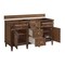 James Martin Vanities Lorelai 60" Dbl Vanity, Mid-Century Walnut, w/3 CM Siberian Silestone Top w/FreePower WirelessCharger 424-V60D-WLT-FSFR - alternate 7