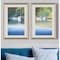 Homeroots Set Of Two Light at Metung Silver Framed Print Wall Art, 2PK 526016 - alternate 2