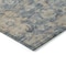 Homeroots 9' X 12' Denim Blue Brown And Beige Damask Washable Indoor Outdoor Area Rug 603849 - alternate 4