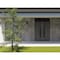 Vdomdoors Front Exterior Prehung Aluminum Double Doors Ronex0144 Grey Top Transom Mirrored Clear Glass Top RONEX0144DEXD-GRE-W72xH80+14-RH-I - alternate 3