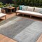 Homeroots 9' X 12' Taupe And Gray Abstract Washable Indoor Outdoor Area Rug 632069 - alternate 1