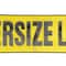 Mytee Products OVERSIZE LOAD Sign - 18in x 84in Mesh with Grommets & Rope, 2PK WLS-Mx2 - alternate 5