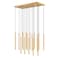 Z-Lite Forest 17 Light Linear Chandelier, Modern Gold, 42 In W 919MP24-17L-MGLD-LED - alternate 4