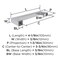 Amerock Monument 3-3/4 inch (96mm) Center-to-Center Polished Chrome Cabinet Pull, 25PK 25VMP3657026 - alternate 6