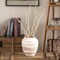 Uniquewise 8in Modern Round Wide Mouth Ceramic Vase Decorative Pottery Perfect for Grass Stems & Fresh Flowers QI004790 - alternate 4