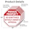 Signmission Private Property No Admittance With, 10 inch X 10 inch, Aluminum Metal Signs, 5PK OC-A-5Pack-10-145 - alternate 2