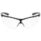Mcr Safety Klondike (KD7), Safety Glasses, Anti-Scratch, Clear Lens, Black/Gray Frame, Half Frame KD710 - alternate 1