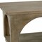 Homeroots 59" Brown Solid Wood Distressed Floor Shelf Coffee Table With Shelf 605493 - alternate 3