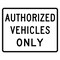 Sign Solutions Usa Traffic Sign, 30 in Width, Aluminum Sign, Horizontal Rectangle DUS10DWT3024R5-11 - alternate 1