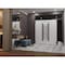 Vdomdoors Aluminum Double Doors Dekton 0163 Venezia Noce Top Transom Entry Door Painted (W86xH94) Right hand DEKTON0163DEXD-VEN-W72+14xH96+14-RH-O - alternate 3