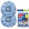 O-Cedar EasyWring RinseClean Spin Mop Refill, Microfiber, Blue/White 172092 - alternate 1