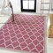 Jonathan Y Trebol Moroccan Trellis Textured Weave Fuchsia/Light Gray 8 ft. x 10 ft. Indoor/Outdoor Area Rug SMB109H-8 - alternate 4