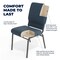 Flash Furniture Advantage Navy Church Chairs 18.5" Wide PCHT185-101 - alternate 7
