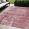 Homeroots 5' X 8' Blush And Ivory Abstract Washable Indoor Outdoor Area Rug 602690 - alternate 1