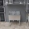 Amgood Underbar Sink, 2 bowl, Freestanding, 304 Stainless Steel, 19 in. W x 26 in. L x 10 in. H AMG SINK BAR S2C-101410-NF-Z - alternate 2