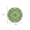 Homeroots 8' Green Ivory And Beige Round Tribal Washable Indoor Outdoor Area Rug 598120 - alternate 4