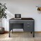 Regency Mesa Steel Single Pedestal Teacher's Office Desk with Center Drawer 48in x 30in, Neo Walnut 66348SPCDNW - alternate 3