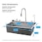 Wrightmaster 29.5 in. Drop-In Single Bowl Silver Stainless Steel Kitchen Sink w/ Drainage Knob and Cutting Board ZOR-01808 - alternate 5
