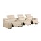 Homeroots 129" Beige Italian Leather Reclining USB Sofa 632896 - alternate 4