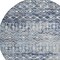 Homeroots 8' Blue And Silver Round Argyle Washable Indoor Outdoor Area Rug 615802 - alternate 5
