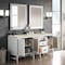 James Martin Vanities Addison 72" Double Vanity, Glossy White, w/ 3 CM Tajnar Eclos Top E444-V72-GW-3TJR - alternate 3