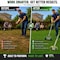 Gardenised Durable Rolling Spike Lawn Aerator w/Sturdy Steel Handle and Sharp Metal Tines QI004663 - alternate 5