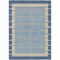 Homeroots 8' X 10' Navy Blue And Denim Blue Striped Washable Indoor Outdoor Area Rug 610489 - alternate 5