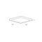 Dals Lighting Delta 14'' Square Indoor/Outdoor LED Flush Mount, White CFLEDSQ14-CC-WH - alternate 3