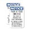 Signmission This Space Is Provided for Your Convenience - the Compa, 12'' X 18'', Heavy Gauge Aluminum, 2PK A-1218-2PACK-22808 - alternate 1