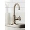 Kingston Brass Single-Handle Bar Faucet with Knurled Handle, Brushed Nickel KSD8508RKX - alternate 2