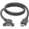 Tripp Lite HDMI Cable, Hi Speed, Panel Mount, M/F, 3ft P569-003-MF-APM - alternate 1