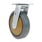 Vestil Rubber Swivel Caster 8 In. Diameter x 2 In. Width 881 Lb. Capacity Dark Gray/Gold CST-KSM-8X2MR-S - alternate 3