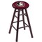 Holland Bar Stool Co Oak Counter Stool, Dark Cherry Finish, Florida State (Head) Seat RC24OSDC - alternate 1