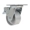 Vestil Cast Iron/Steel Swivel With Total Brake Caster 4 In. Diameter x 2 In. Width 1100 lb Silver CST-VE-4X2CI-SWTB - alternate 4