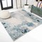 Jonathan Y Contemporary POP Modern Abstract Vintage Cream/Blue 4 ft Square Area Rug CTP104A-4SQ - alternate 1