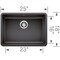 Blanco Precis ADA Single Bowl, Anthracite 442543 - alternate 3