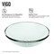 Vigo Giovanni Iridescent Glass 17 in. L x 17 in. W x 7 in. H Round Vessel Bathroom Sink VG07074 - alternate 2