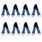 Mytee Products (8 Pack) 36in HD Axle Straps Car Hauler Tow Truck Wrecker Wheel Tie Down Strap, 8PK AS36x8 - alternate 1