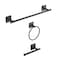 Oakbrook Collection Matte Black Zinc Towel Bar Set BH-OB5000MB - alternate 4