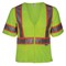 Reflective Apparel ANSI Type R Class 3 Seven Pocket Mesh Breakaway Vest 504ST-LM-MD - alternate 1