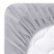 Lavish Home Brushed Microfiber Twin XL Sheet Set-3 Piece Bed Linens-Fitted & Flat Sheets, Pillowcase, Gray 66-MF75S-TXL-SIL - alternate 5