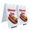 Signmission Chicago Dog, A-Frame & 2 Decals Installed, Heavy-Duty Plastic Frame SBHD-D-2436-Chicago Dog - alternate 3